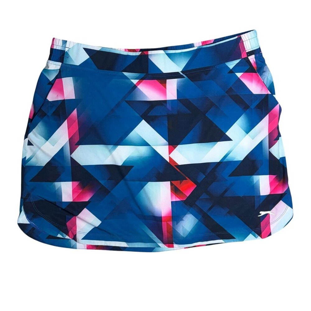 Slazenger Golf Skirt Geometric Print Womens Size Large